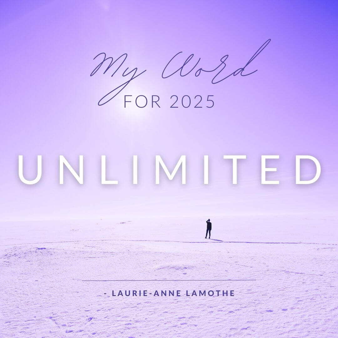 Laurie-Anne Lamothe, Yoga Centre of Niagara, My Word for 2025 is UNLIMITED